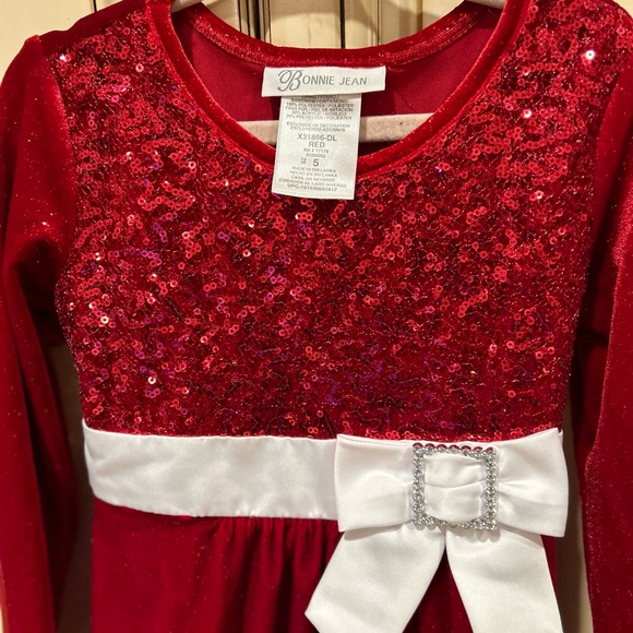 Bonnie Jean holiday dress size 5 - Picture 3 of 7